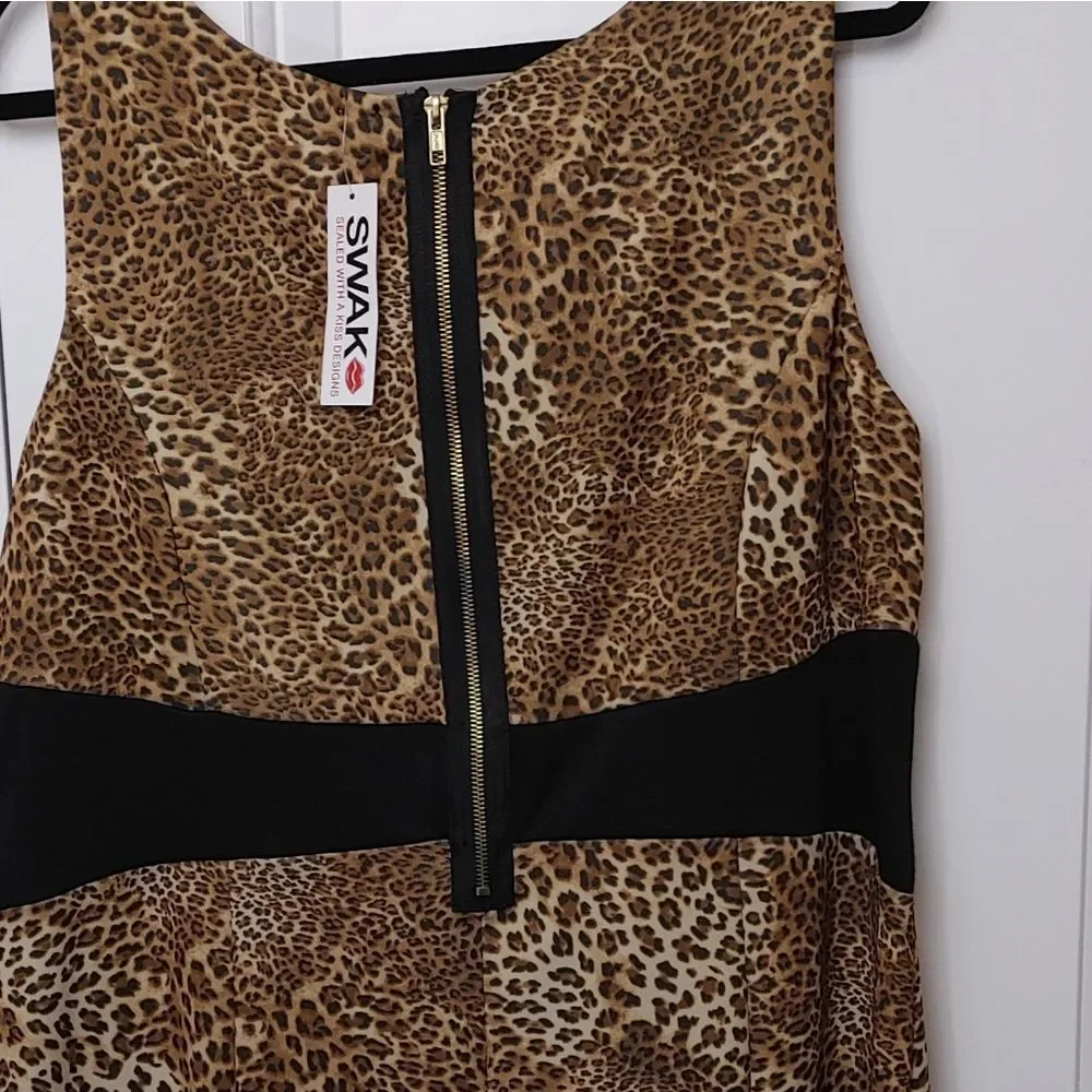 NEW SWAK Leopard print plus size Dress 1x - Picture 8 of 8